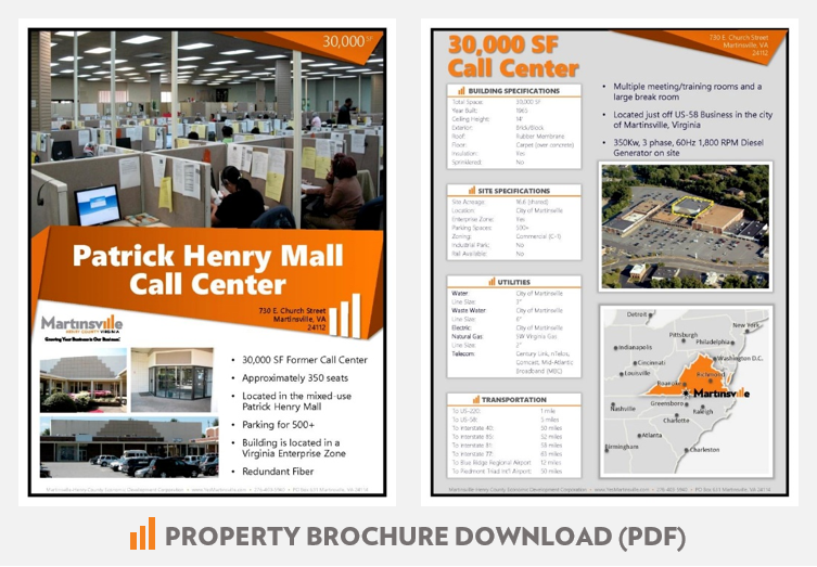 Patrick Henry Mall - 30K SF Call Center